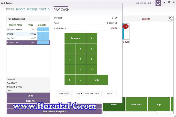 Cash Register Pro 2.0.8 PC Software With Keygen