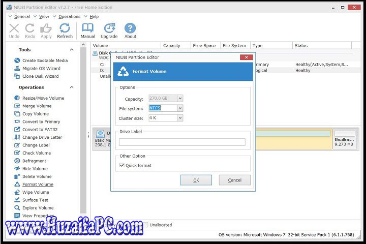 NIUBI Partition Editor 9.6.3 PC Software with Patch