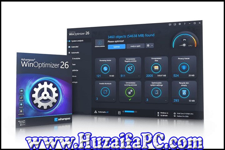 Ashampoo WinOptimizer 26.00.11 PC Software with Patch 