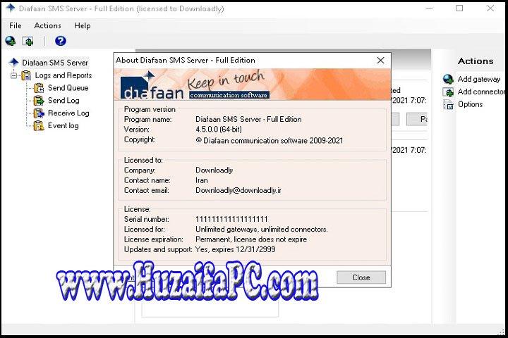 Diafaan SMS Server Full 4.8.0 PC Software with Patch