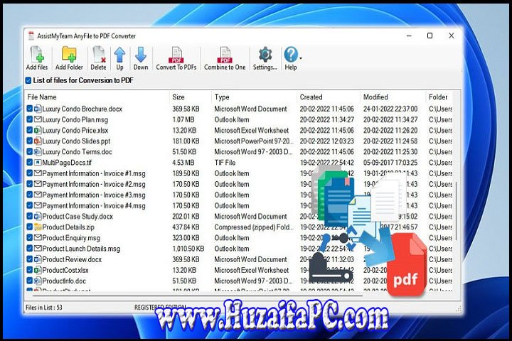 AssistMyTeam AnyFile to PDF Converter 1.0.404.0 PC Software with keygen