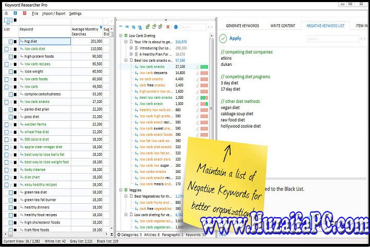 Keyword Researcher Pro 13.235 PC Software with patch