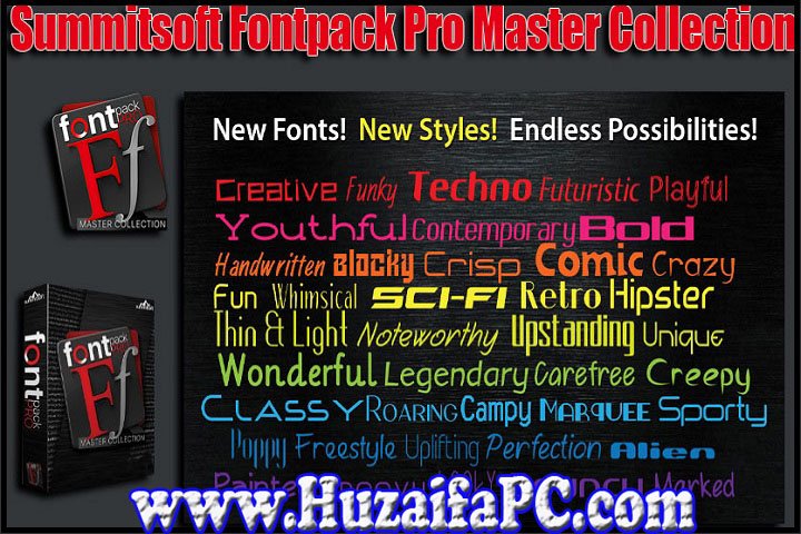 Summitsoft FontPack Pro Master Collection 2022 PC Software with Patch 