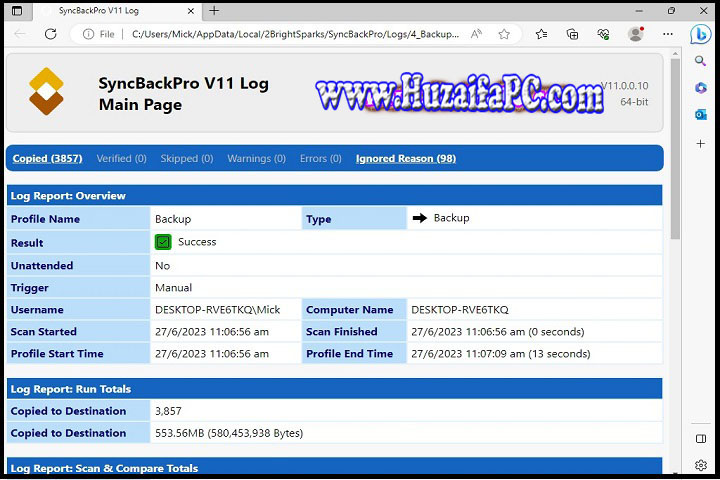 2BrightSparks SyncBackPro : Version 11.3.99 - Free