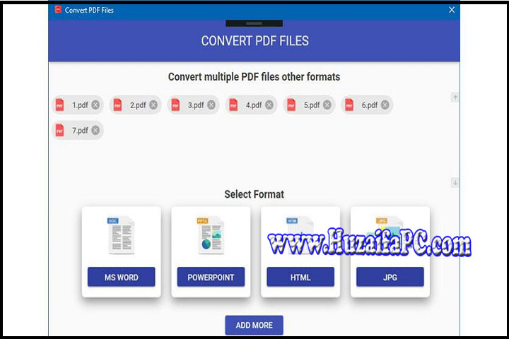 All About PDF Version 3.2033 - PDF editing interface showing conversion options