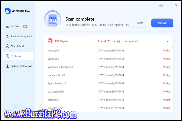 4DDiG DLL Fixer : Version 1.0.5.2 - Latest Software