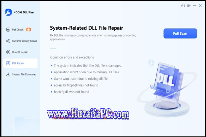 4DDiG DLL Fixer : Version 1.0.5.2 - New Software Free
