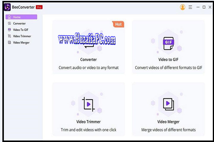 AmoyShare BeeConverter Pro: Version 1.5.4 - Multi-Format Video Converter Interface AmoyShare BeeConverter Pro: Version 1.5.4 - User-Friendly Video Converter Interface