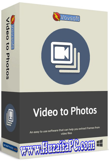 VovSoft Video to Photos software interface showing frame extraction capabilities