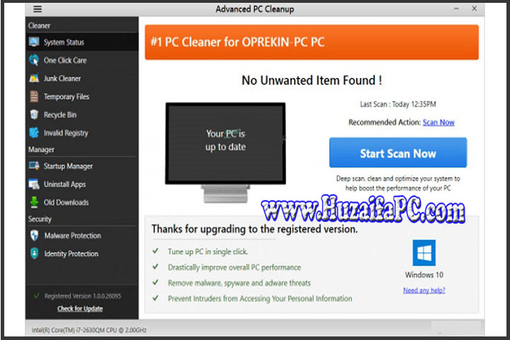 Advanced PC Cleanup : Version 1.11.100.1020 - Free